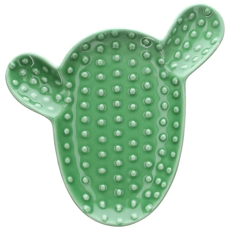 Piatto Cactus Scuro 20 Cm X 21 Cm X H 2 Cm Pachy Stoneware Verde