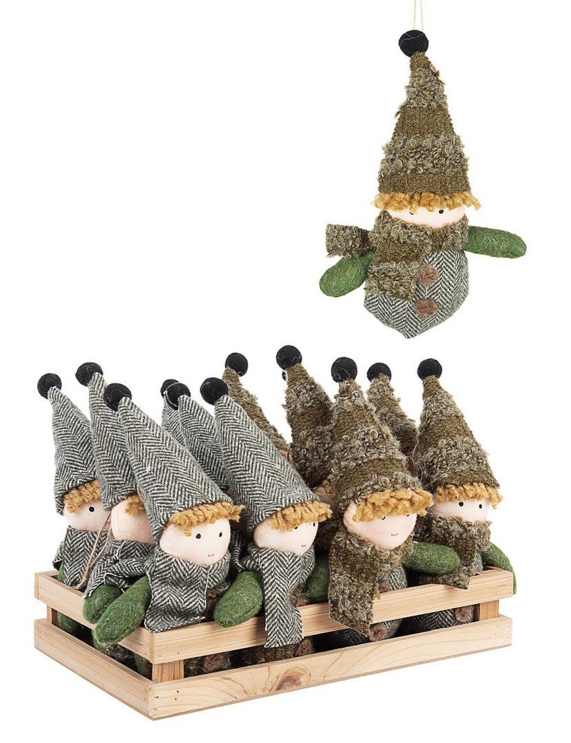 Pendaglio per albero di Natale Bimbo PAULE Assortito pz 1