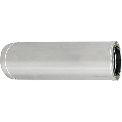 Tubo acciaio inox 316L doppia parete - 1 metro - Diametro interno 150 - Diametro esterno 200