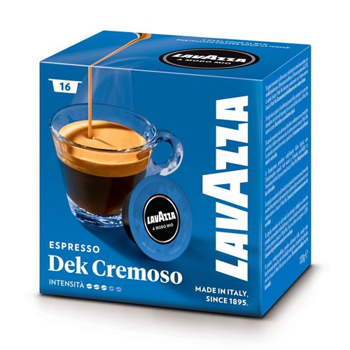 Dek Cremoso 16 Capsule- LAVAZZA A MODO MIO ORIGINALI