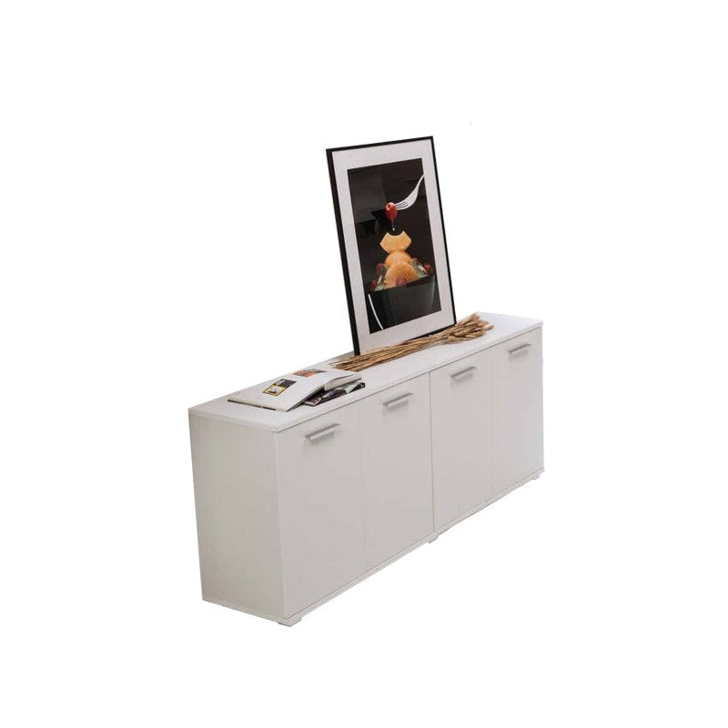 Mobile multiuso da soggiorno  Bianco in  legno nobilitato 180x80x45 cm