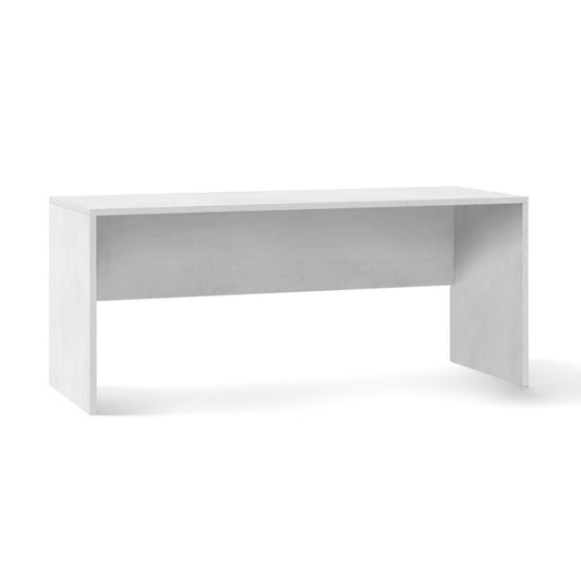 Scrivania moderna in legno Bianco Ossido 180x69x h76 cm