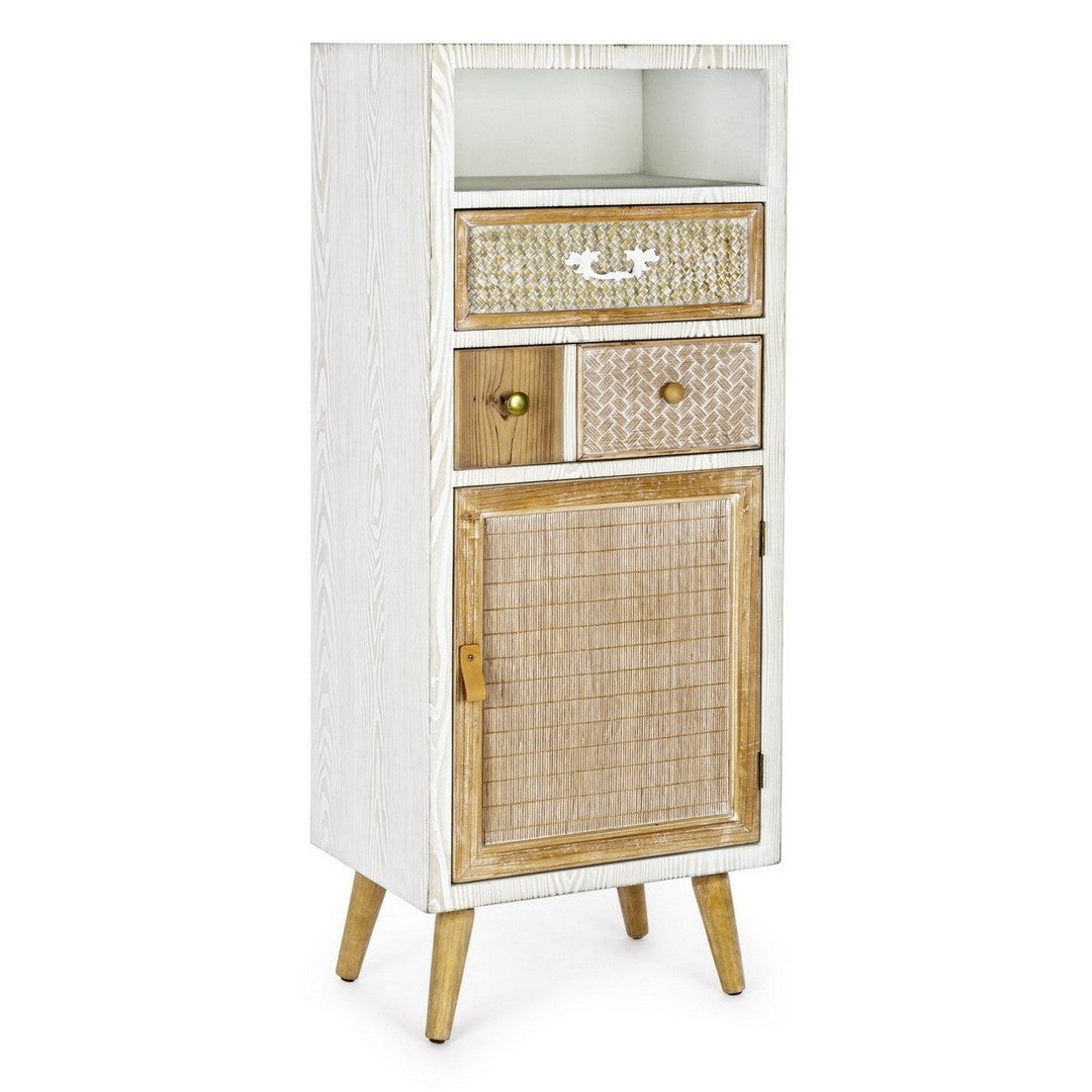 Mobile 1 Anta 2 Cassetti Eloise in legno naturale cm 48x35x121h