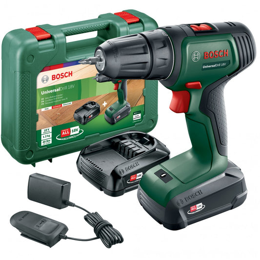 Trapano Bosch 18 V con 2 Batterie