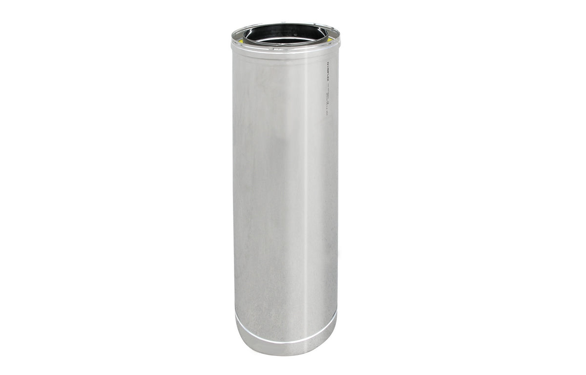 Tubo acciaio inox 316L doppia parete - 1 metro - Diametro interno 150 - Diametro esterno 200