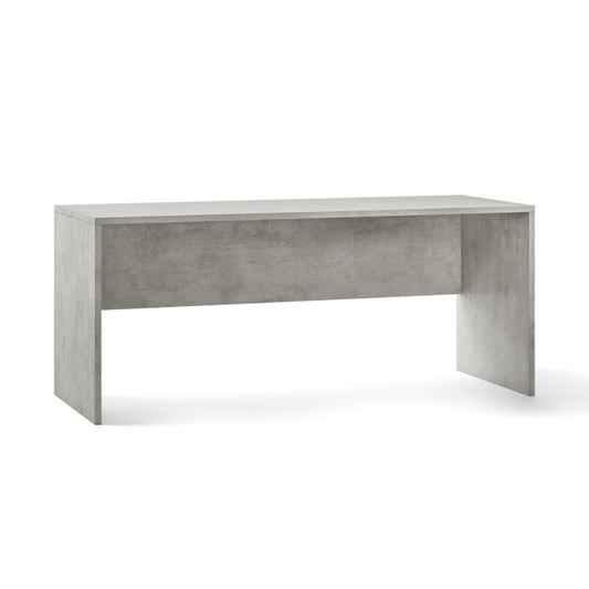 Scrivania moderna in legno Beton Cemento 180x69x h76 cm