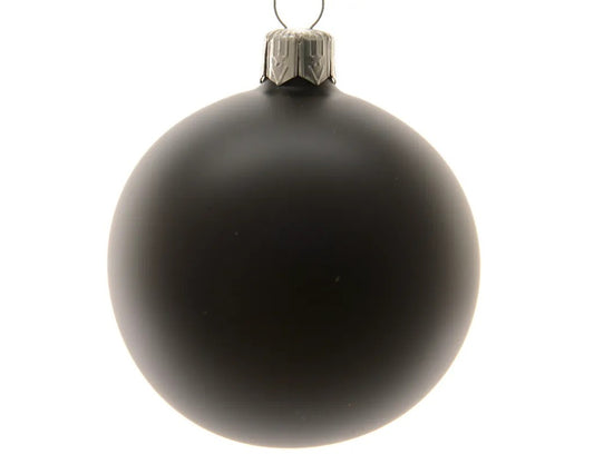 Pallina di Natale Opaca Nero 8mm