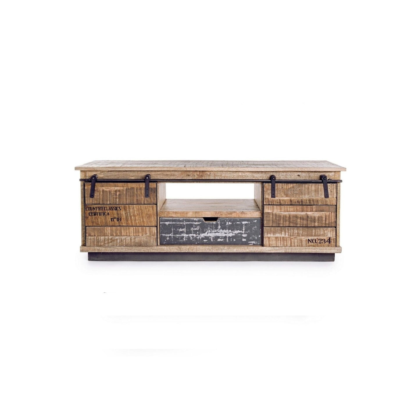 Mobile Basso 2 Ante 1 Cassetto Tudor cm 130x40x50h